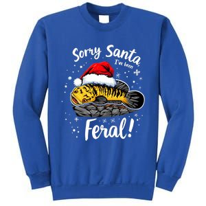 Funny Northern Snakehead Sorry Santa IVe Been Feral Xmas Gift Sweatshirt