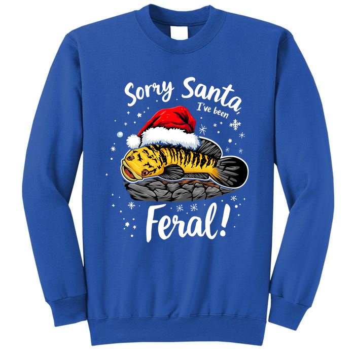 Funny Northern Snakehead Sorry Santa IVe Been Feral Xmas Gift Sweatshirt