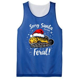 Funny Northern Snakehead Sorry Santa IVe Been Feral Xmas Gift Mesh Reversible Basketball Jersey Tank