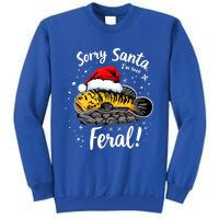 Funny Northern Snakehead Sorry Santa IVe Been Feral Xmas Gift Tall Sweatshirt