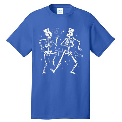 Funny Nurse Skeleton Halloween healthcare Crew Skeleton Tall T-Shirt