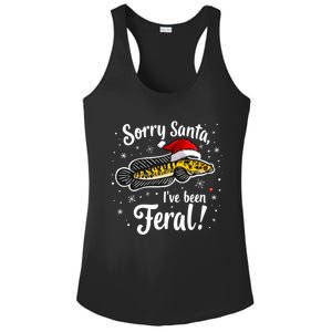 Funny Northern Snakehead Sorry Santa IVe Been Feral Xmas Great Gift Ladies PosiCharge Competitor Racerback Tank