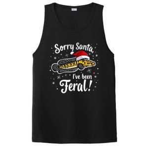 Funny Northern Snakehead Sorry Santa IVe Been Feral Xmas Great Gift PosiCharge Competitor Tank