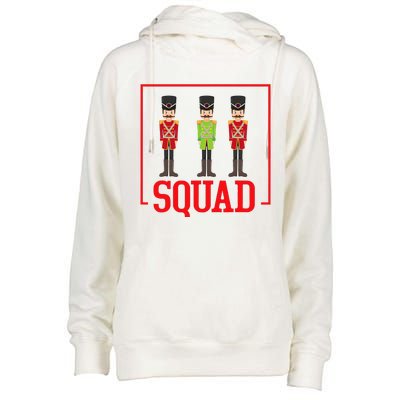 Funny Nutcracker Squad Ballet Family Dance Play Womens Funnel Neck Pullover Hood