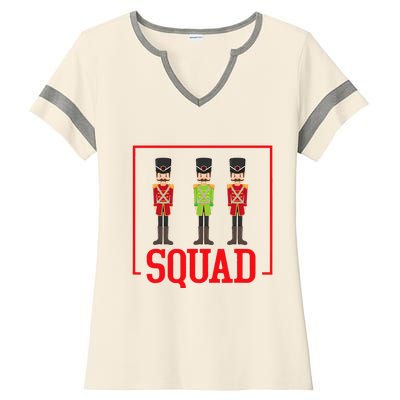 Funny Nutcracker Squad Ballet Family Dance Play Ladies Halftime Notch Neck Tee