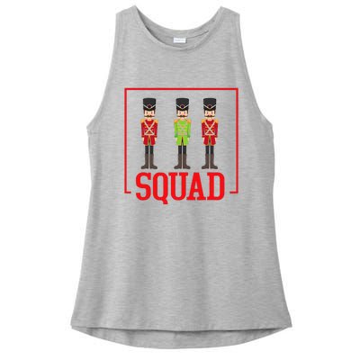 Funny Nutcracker Squad Ballet Family Dance Play Ladies PosiCharge Tri-Blend Wicking Tank