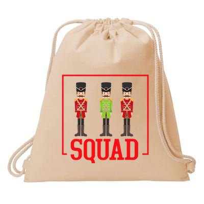 Funny Nutcracker Squad Ballet Family Dance Play Drawstring Bag