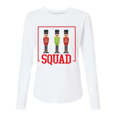 Funny Nutcracker Squad Ballet Family Dance Play Womens Cotton Relaxed Long Sleeve T-Shirt