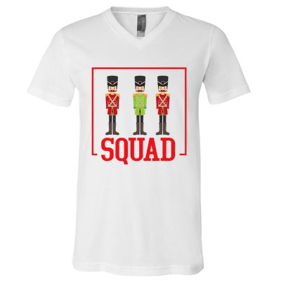 Funny Nutcracker Squad Ballet Family Dance Play V-Neck T-Shirt