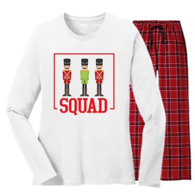 Funny Nutcracker Squad Ballet Family Dance Play Women's Long Sleeve Flannel Pajama Set 