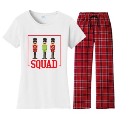 Funny Nutcracker Squad Ballet Family Dance Play Women's Flannel Pajama Set