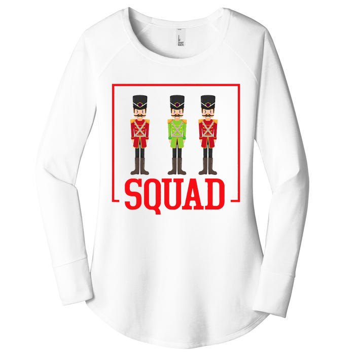 Funny Nutcracker Squad Ballet Family Dance Play Women's Perfect Tri Tunic Long Sleeve Shirt