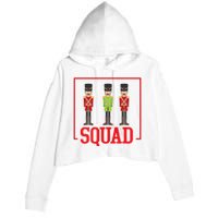 Funny Nutcracker Squad Ballet Family Dance Play Crop Fleece Hoodie