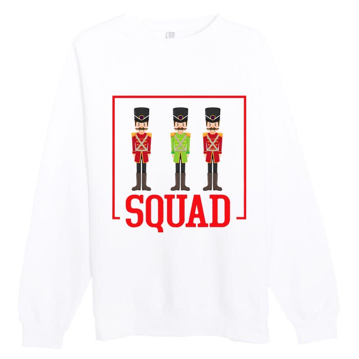 Funny Nutcracker Squad Ballet Family Dance Play Premium Crewneck Sweatshirt