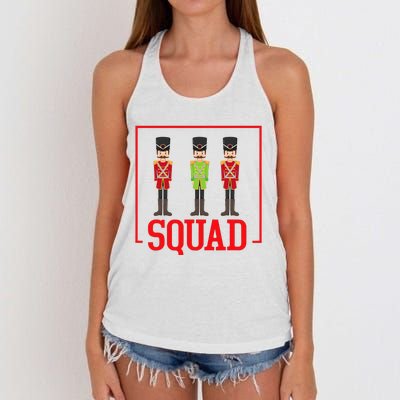 Funny Nutcracker Squad Ballet Family Dance Play Women's Knotted Racerback Tank