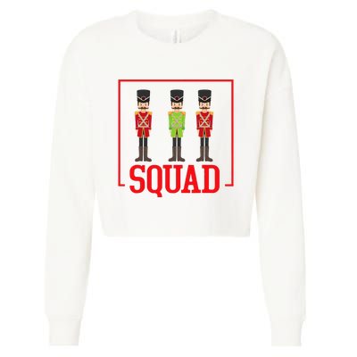 Funny Nutcracker Squad Ballet Family Dance Play Cropped Pullover Crew