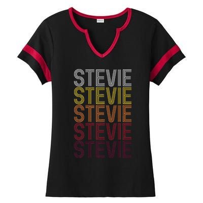 First Name Stevie Vintage Stevie Ladies Halftime Notch Neck Tee