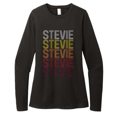 First Name Stevie Vintage Stevie Womens CVC Long Sleeve Shirt