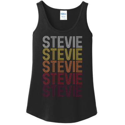 First Name Stevie Vintage Stevie Ladies Essential Tank