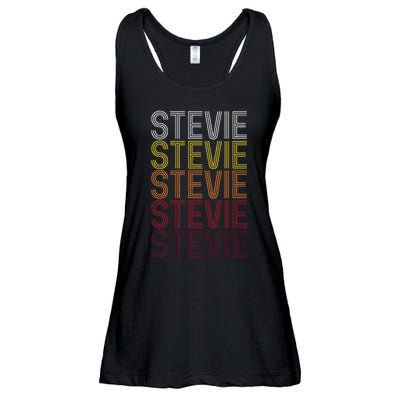 First Name Stevie Vintage Stevie Ladies Essential Flowy Tank