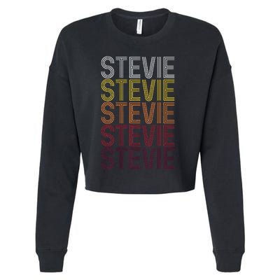 First Name Stevie Vintage Stevie Cropped Pullover Crew