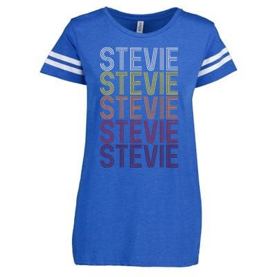 First Name Stevie Vintage Stevie Enza Ladies Jersey Football T-Shirt