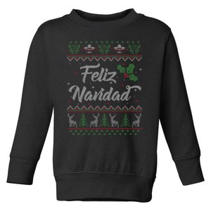 Feliz Navidad Spanish Merry Christmas Toddler Sweatshirt