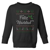 Feliz Navidad Spanish Merry Christmas Toddler Sweatshirt