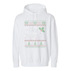 Feliz Navidad Spanish Merry Christmas Garment-Dyed Fleece Hoodie