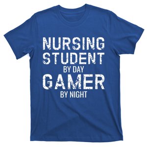 Funny Nursing Student By Day Gamer By Night Male Nurse Meaningful Gift T-Shirt