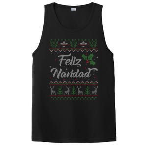 Feliz Navidad Spanish Merry Christmas PosiCharge Competitor Tank