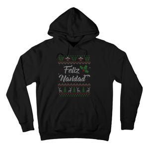 Feliz Navidad Spanish Merry Christmas Tall Hoodie