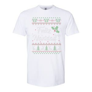 Feliz Navidad Spanish Merry Christmas Softstyle CVC T-Shirt