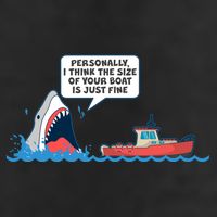 Funny Nice Shark And Fishing Boat Comic Cool Comfort Performance Bucket Hat