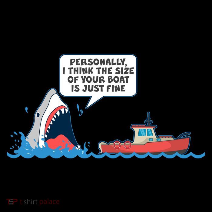 Funny Nice Shark And Fishing Boat Comic Flatbill Hat