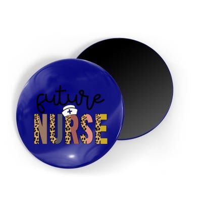 Future Nurse Student Leopard Print Funny Future Nurse Gift Magnet