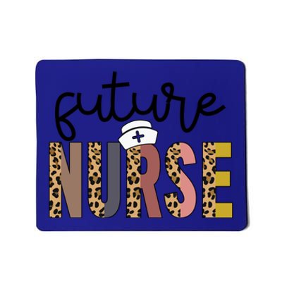 Future Nurse Student Leopard Print Funny Future Nurse Gift Mousepad