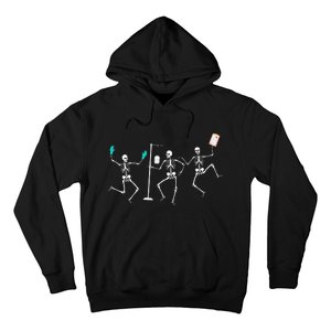 Funny Nurse Skeleton Halloween Healthcare Hoodie