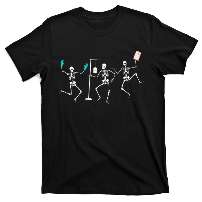 Funny Nurse Skeleton Halloween Healthcare T-Shirt