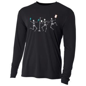 Funny Nurse Skeleton Halloween Healthcare Cooling Performance Long Sleeve Crew