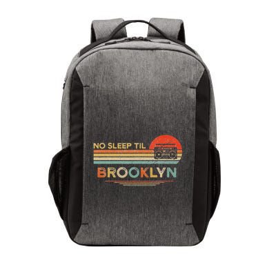 Funny No Sleep Til Brooklyn Old School Portable Stereo Retro Vector Backpack