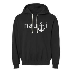 Funny Nautical Sailor Garment-Dyed Fleece Hoodie