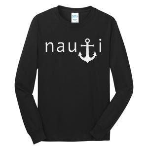 Funny Nautical Sailor Tall Long Sleeve T-Shirt