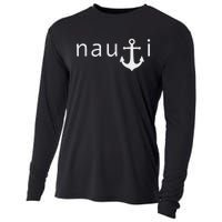 Funny Nautical Sailor Cooling Performance Long Sleeve Crew