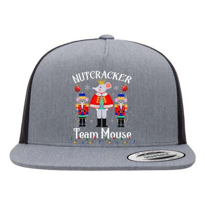 Funny Nutcracker Soldier Toy Christmas Dance Team Mouse Flat Bill Trucker Hat