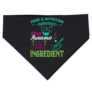 Food & Nutrition Services Being Awesome Lunch Lady USA-Made Doggie Bandana