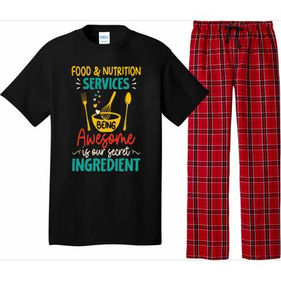 Food Nutrition Services Being Awesome Ingredient Lunch Lady Pajama Set