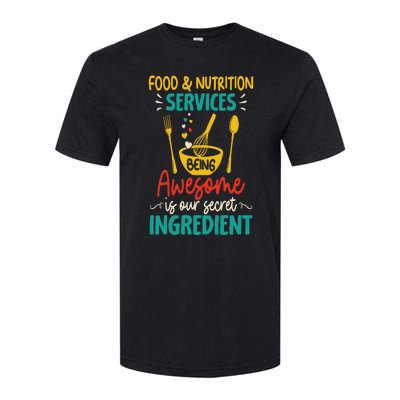 Food Nutrition Services Being Awesome Ingredient Lunch Lady Softstyle CVC T-Shirt