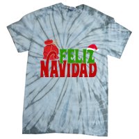 Feliz Navidad Spanish Christmas Tie-Dye T-Shirt