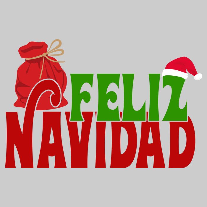 Feliz Navidad Spanish Christmas Tie-Dye T-Shirt